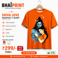 Trishul Damru Mahadev Graphic T-Shirt | Unisex Premium Printed T-Shirt